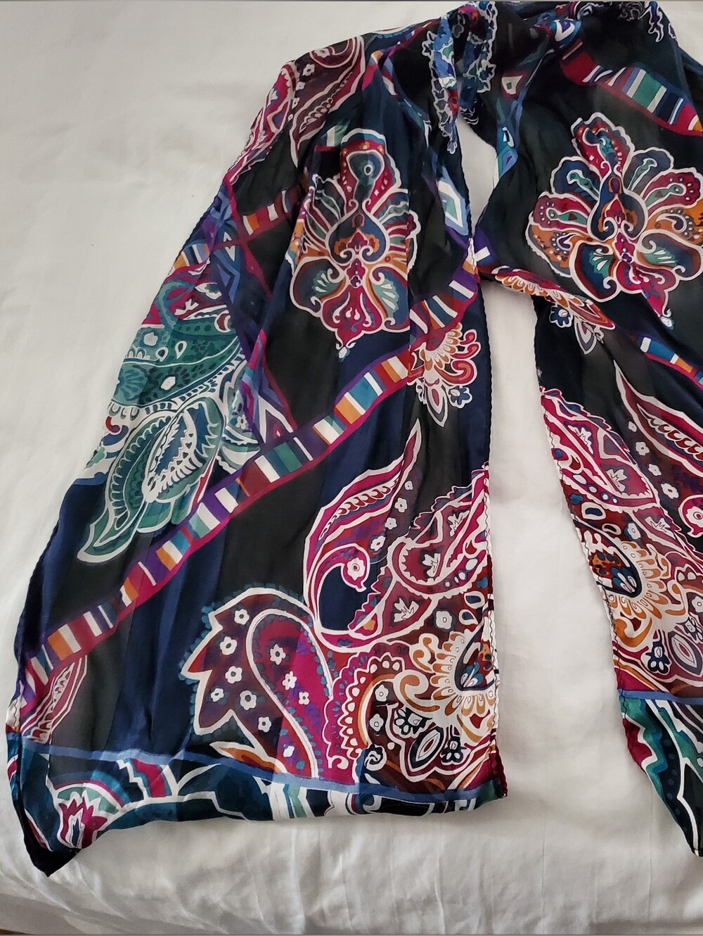 Oscar By Oscar de La Rent Silk Scarf
